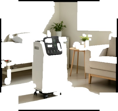 5L Oxygen Concentrator 93%±3% Purity 1-5L Adjustable Flow ≤45dB / for Home Hospital