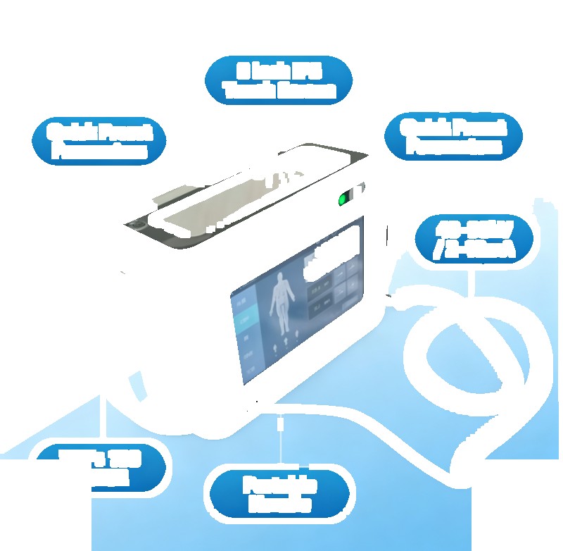 Emergency Rescue Handheld Digital DR X-ray Machine Touch Screen Imaging Equipment for Field Medic...
