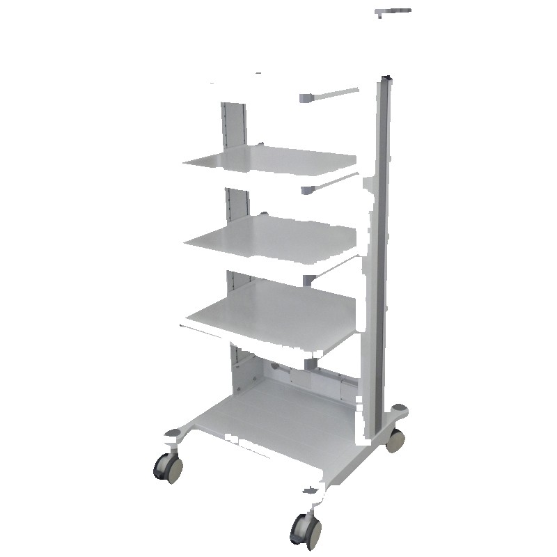 Trolley Endoscope Multilayer Surgical Equipment Instrument Workstation Cart for Hospital
