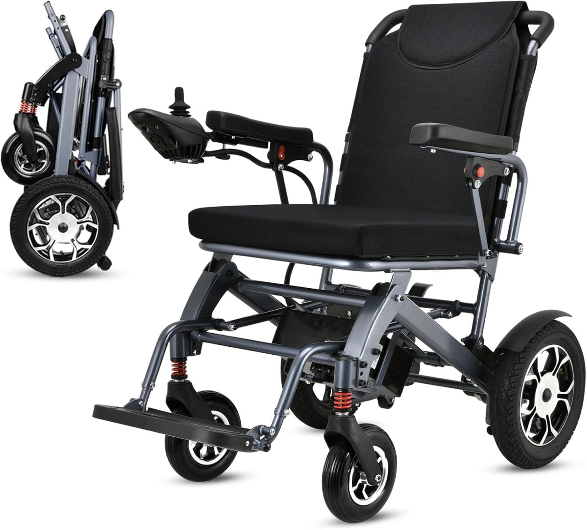 Electric Folding Powerful Wheelchair Portable Lightweight