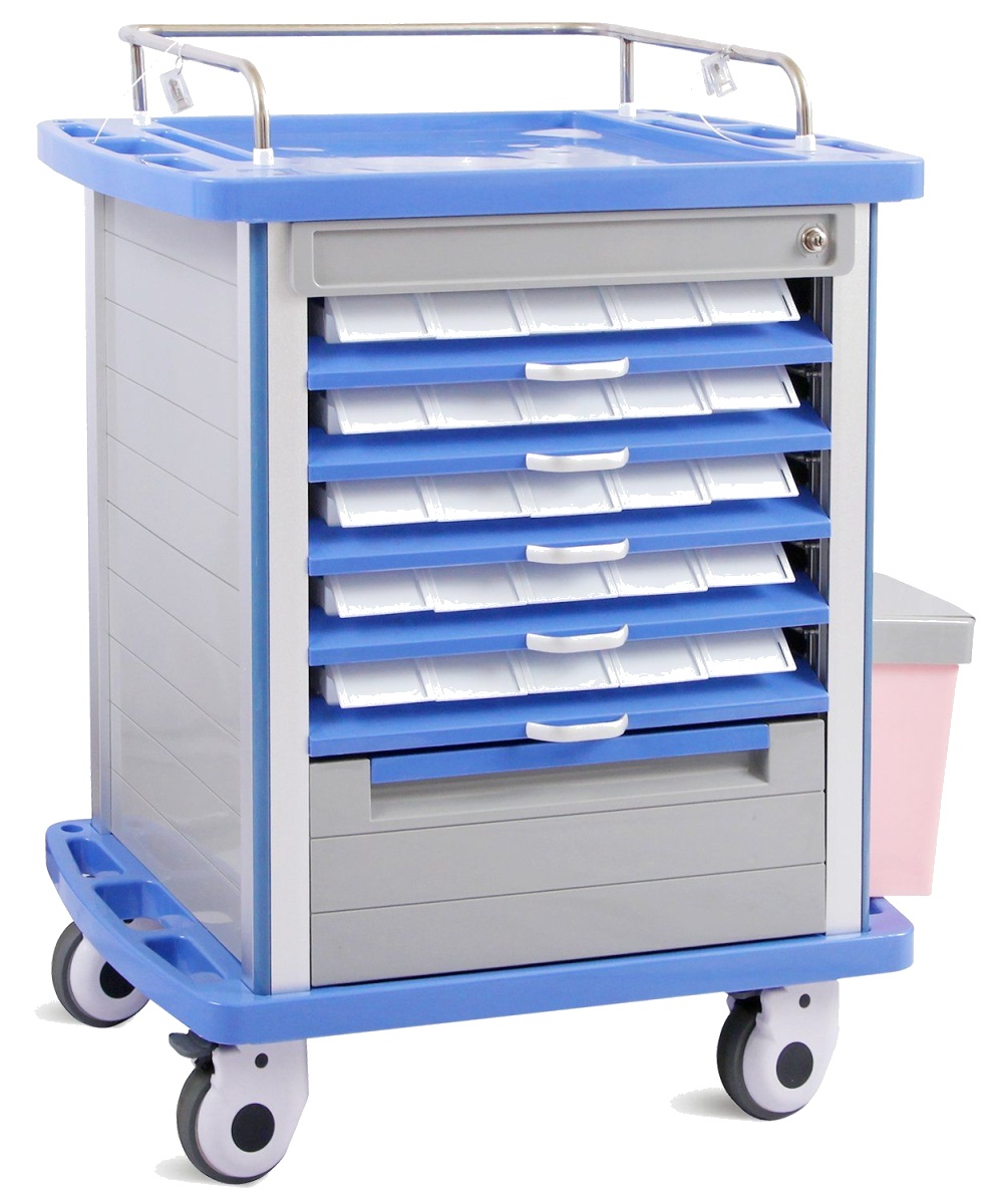 Hospital Medicine File Cart Nurse Medical