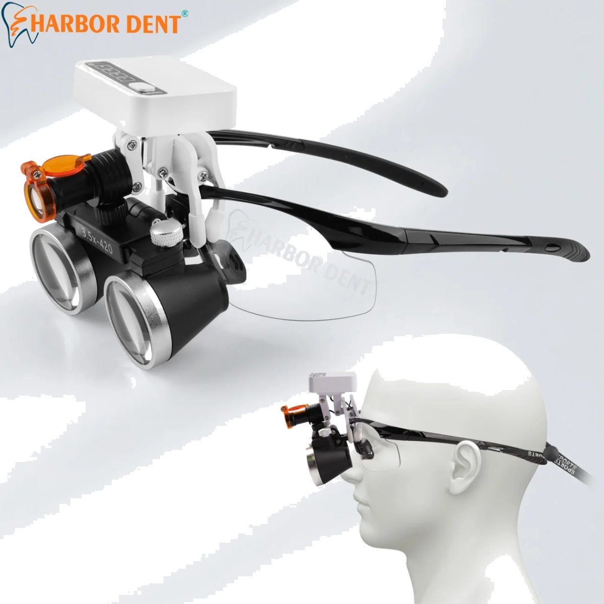 Dental Magnifier Headset 2 5X 3