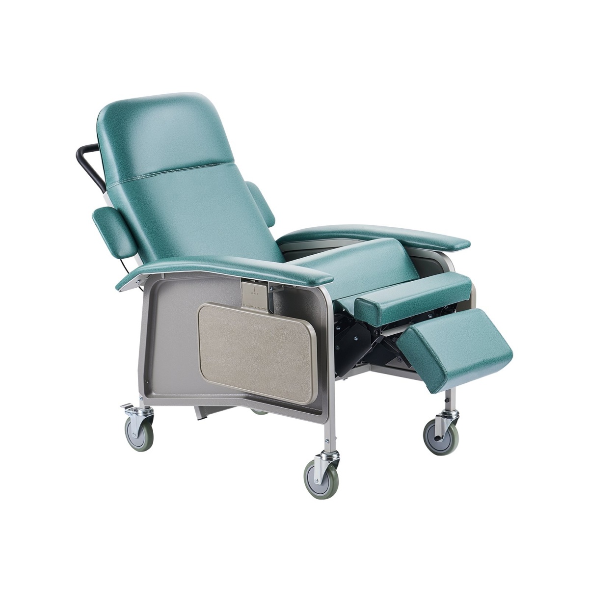 Factory Hospital Recliner Chair High Density Sponge Rear Wheels with Brakeadjustable Headrest Nur...