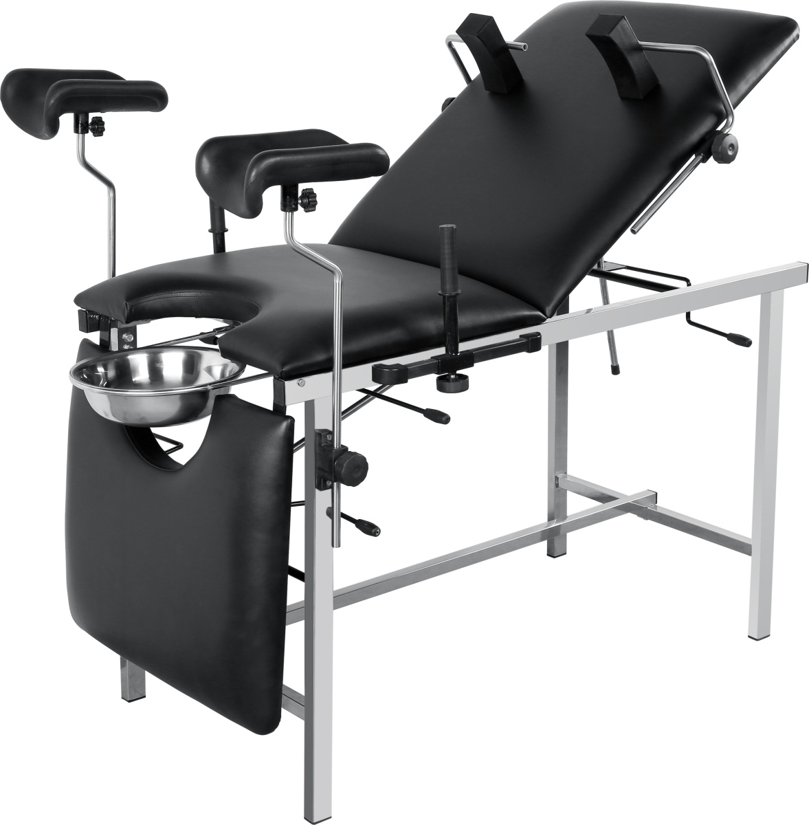 American Hospital Examination Chair Delivery Table Gynecological Obstetric Couch with Paper Roll ...