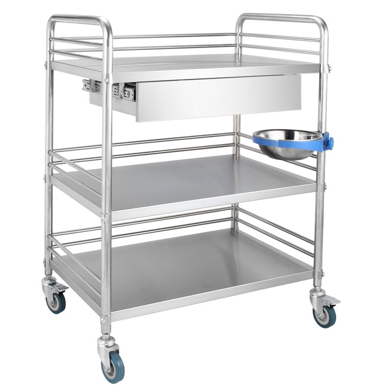 Stainless Steel Hospital Furniture Medical Rescue Trolley Patient Transfer Stretcher