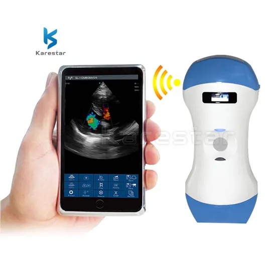 Good Sale WIFI Linear Convex Handheld B/W Doppler Animal Wireless Ultrasound Scanner