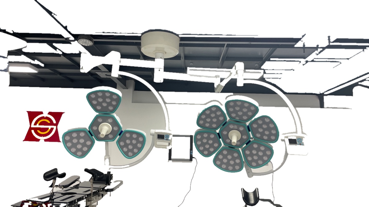 Veterinary Ceiling Mounted Standing LED Surgical Light Pet Clinic Examination Lamp