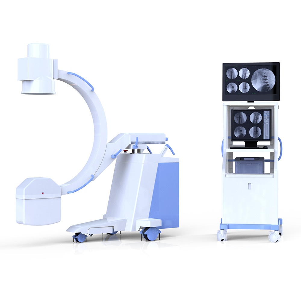 MT 3D Digital C-Arm X-Ray Fluoroscopy System, Dual Focal Spot 0.6mm, High Frequency Inverter Surg...