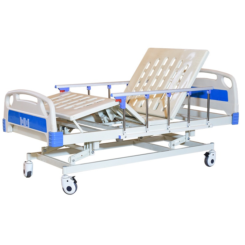 Double-Crank Manual Hospital Bed